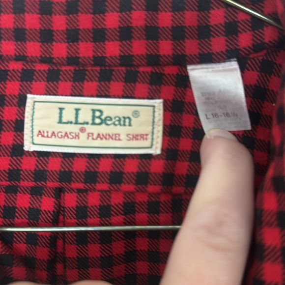 LL Bean Vintage Allagash Flannel Shirt - Picture 2 of 3